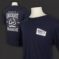 Unisex Knock Out Tee Shirt - Navy